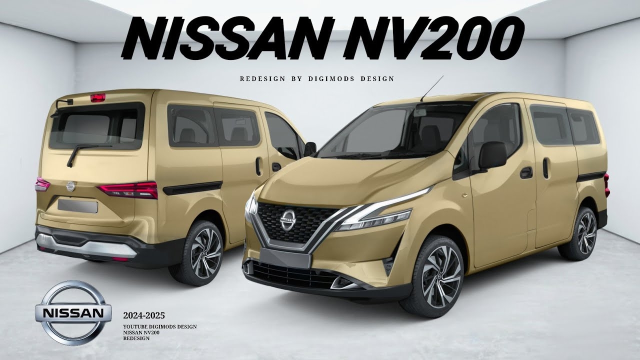 ALL NEW NISSAN NV200 2024 2025 REDESIGN Digimods DESIGN YouTube